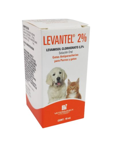 Levantel Gotas Antiparasitario Perros Gatos 10mL.